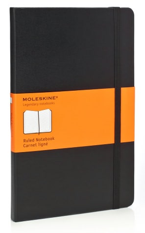 Alternative view of Moleskine Classic Notebook, Large, Ruled, Black, Hard Cover (5 x 8.25)