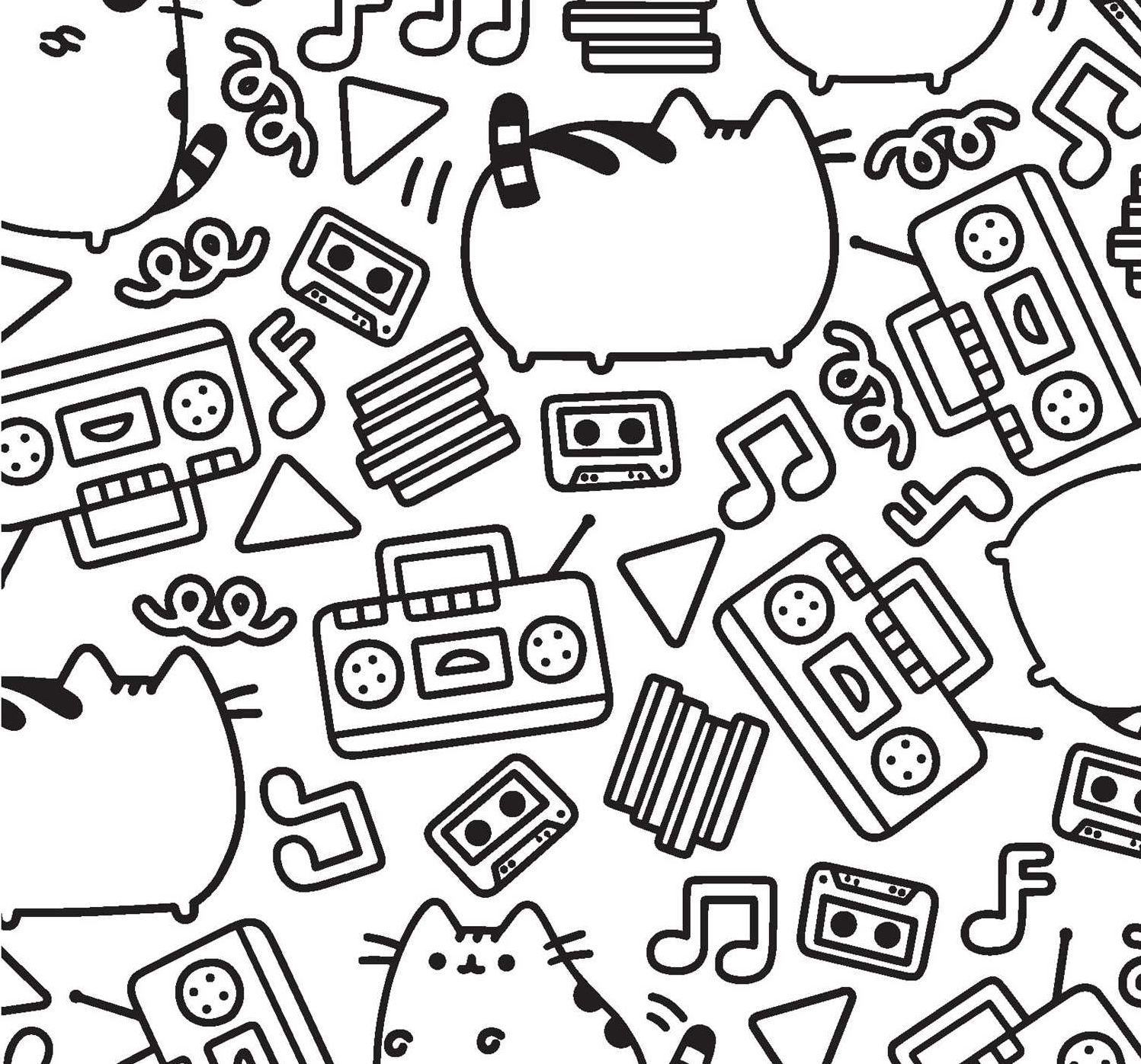 Alternative view of Pusheen Coloring Book