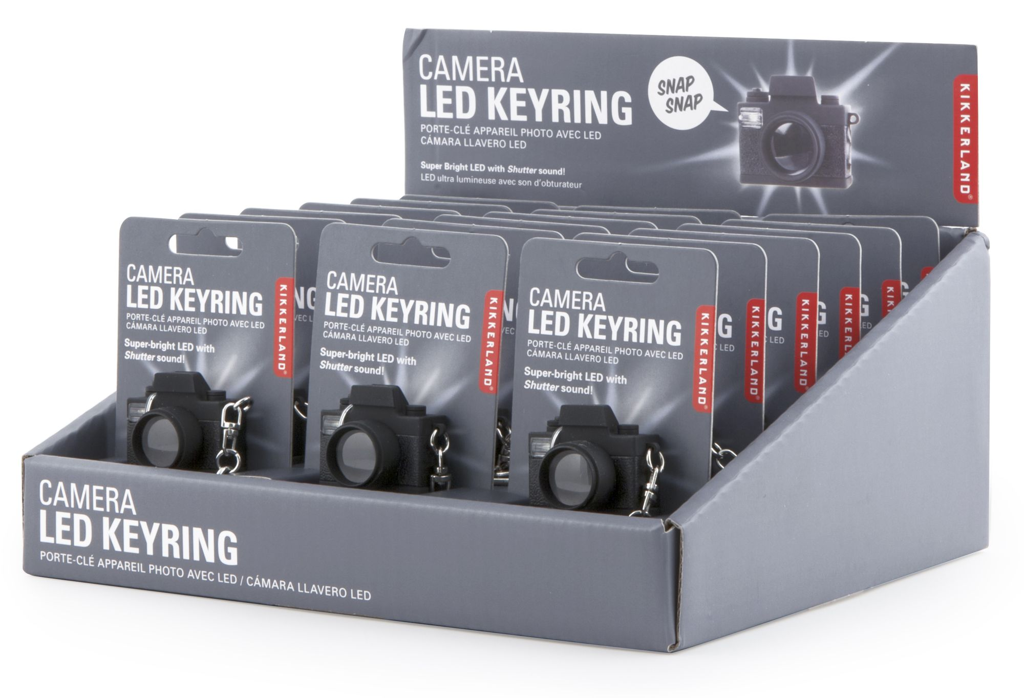 Alternative view of Camera LED Keychain