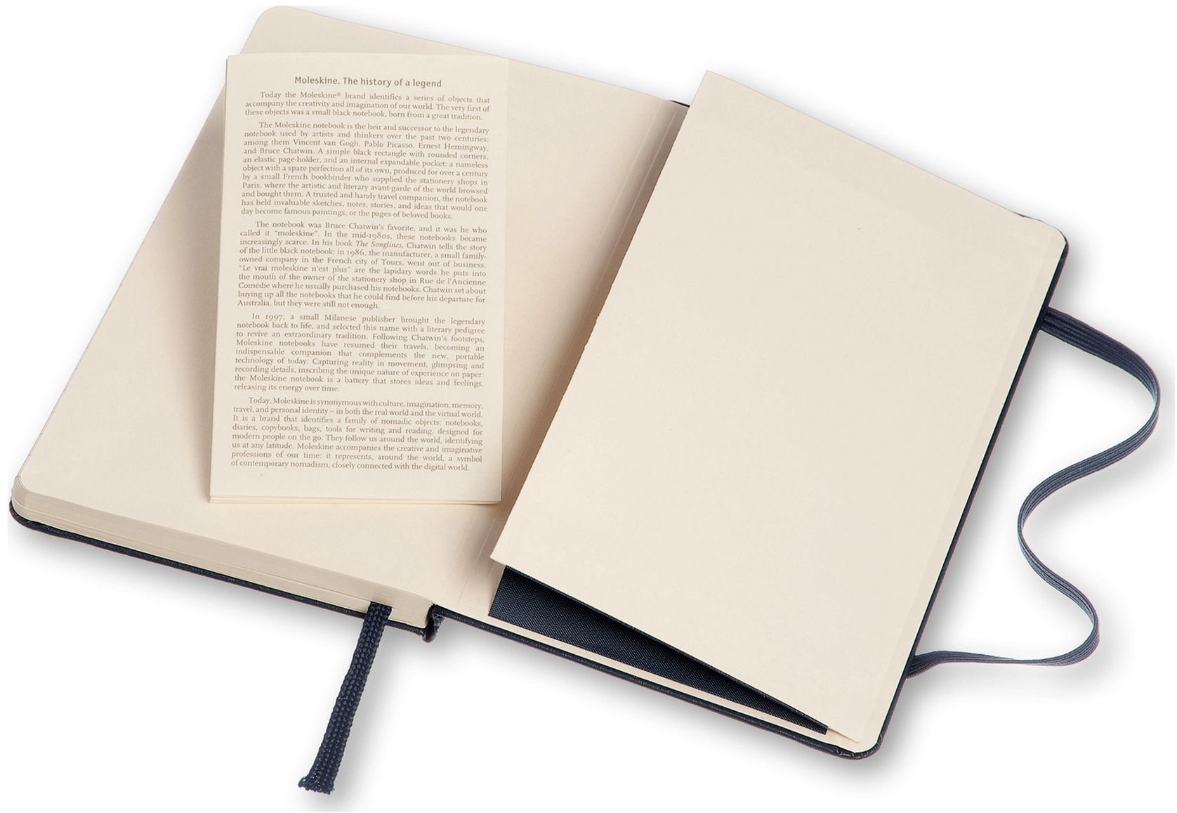 Moleskine Classic Notebook, Pocket, Ruled, Sapphire Blue, Hard Cover (3.5 x 5.5) - Image 3