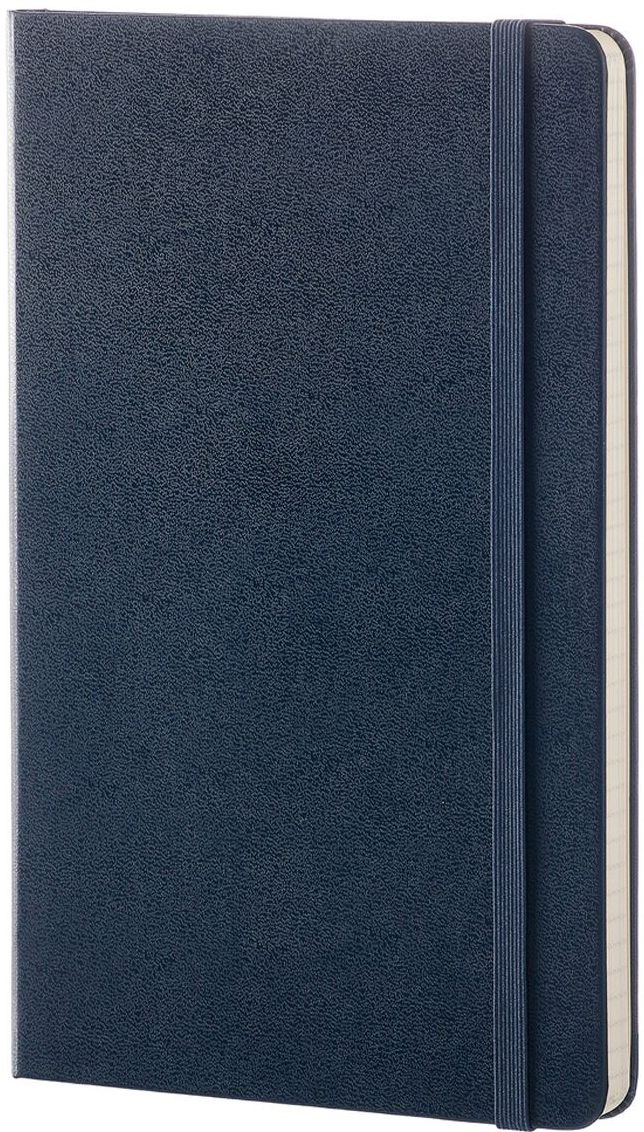 Alternative view of Moleskine Classic Notebook, Large, Ruled, Sapphire Blue, Hard Cover (5 x 8.25)