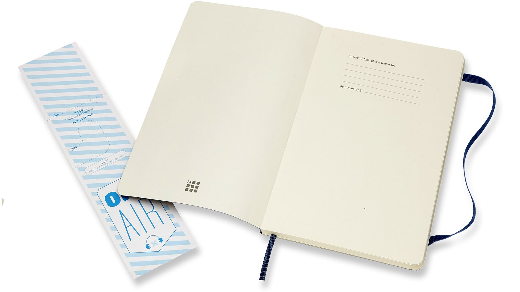Moleskine Classic Notebook, Large, Ruled, Sapphire Blue, Soft Cover (5 x 8.25) - Image 5