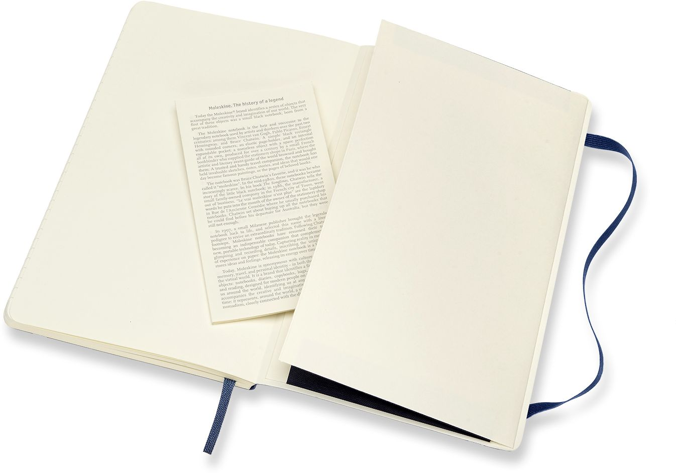 Moleskine Classic Notebook, Large, Ruled, Sapphire Blue, Soft Cover (5 x 8.25) - Image 4