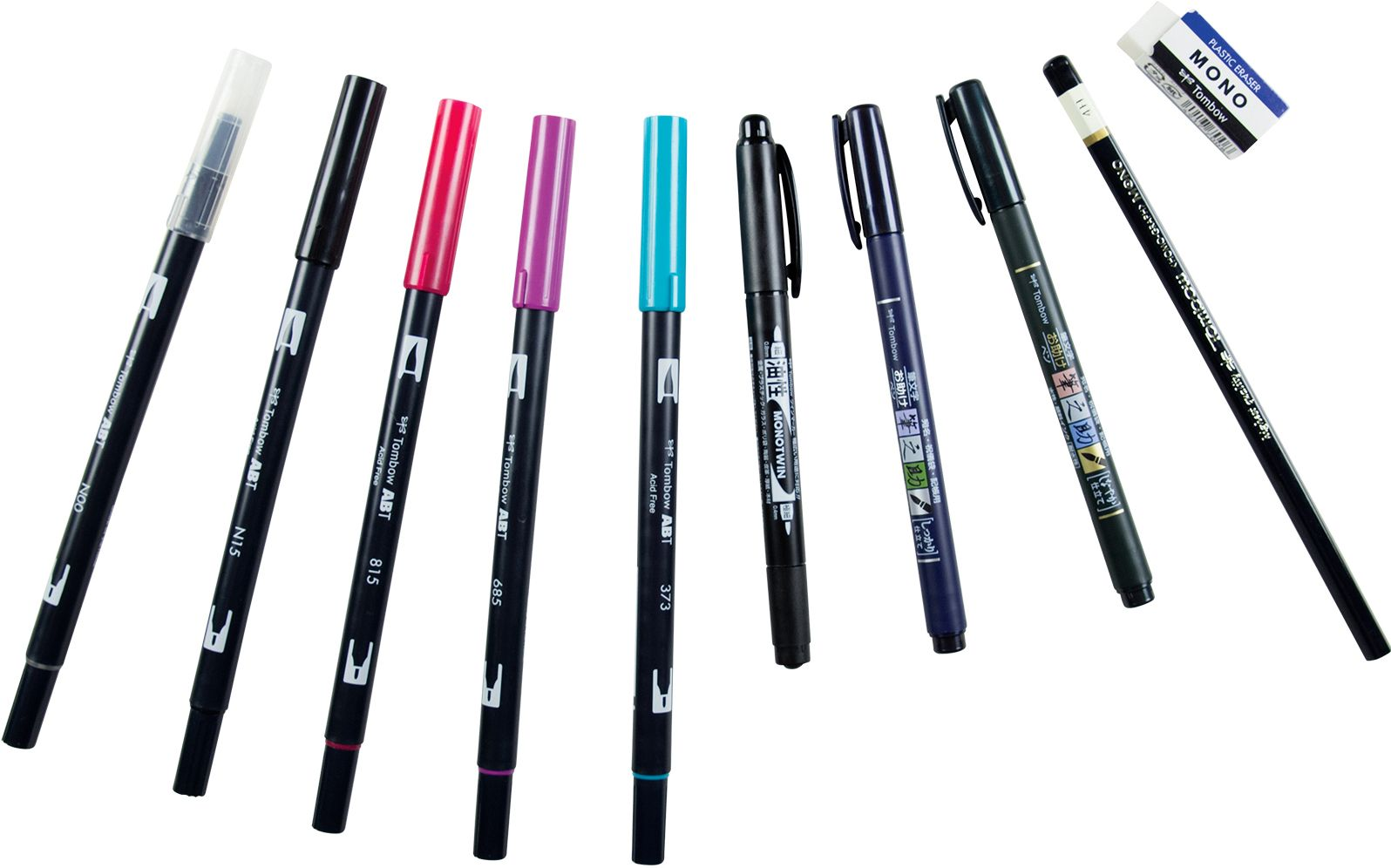 Alternative view of Tombow Lettering in Color Set Updated Palette with Dual Brush Pens and Hand Lettering Tools