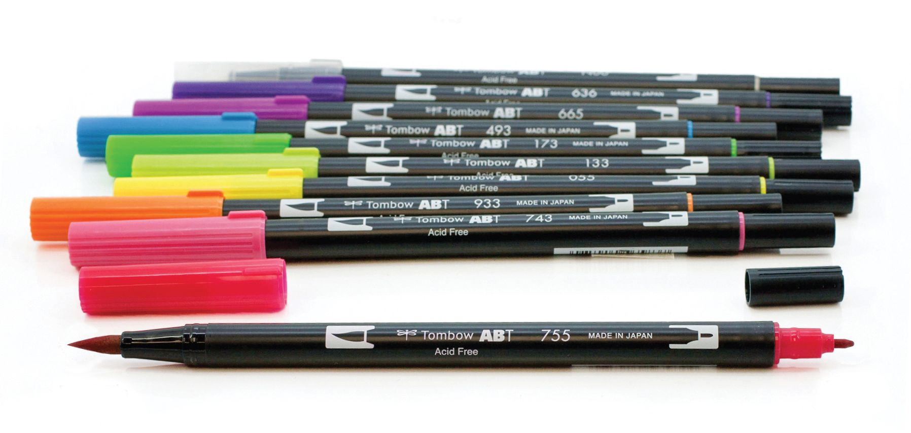 Alternative view of Dual Brush Pens