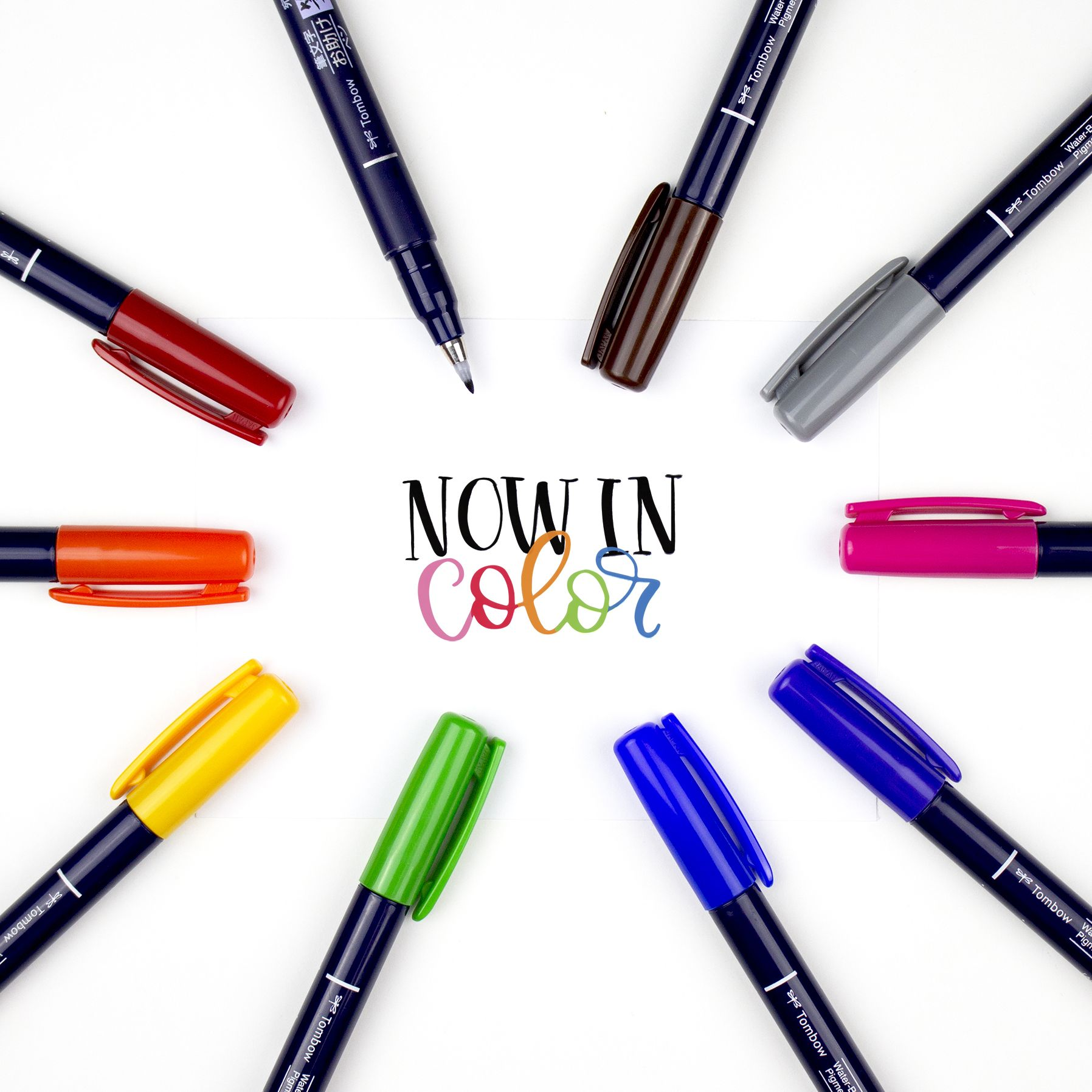 Alternative view of Tombow Fudenosuke Color Markers