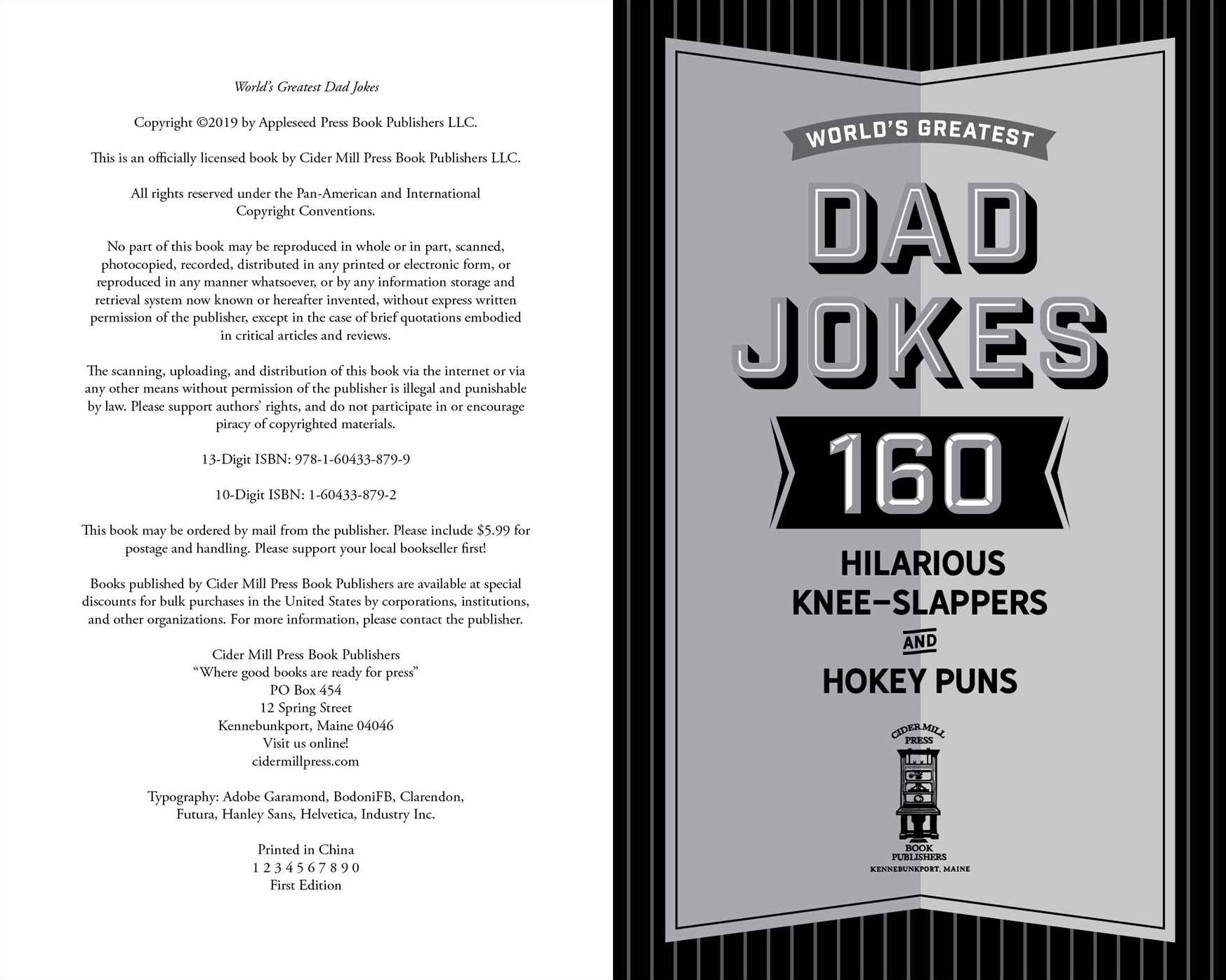 Alternative view of World's Greatest Dad Jokes: 160 Hilarious Knee-Slappers and Puns Dads Love to Tell