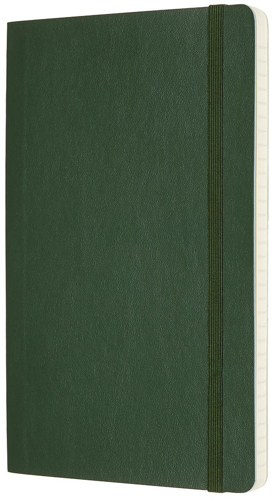 Alternative view of Moleskine Notebook, Large, Ruled, Myrtle Green, Soft Cover (5 x 8.25)