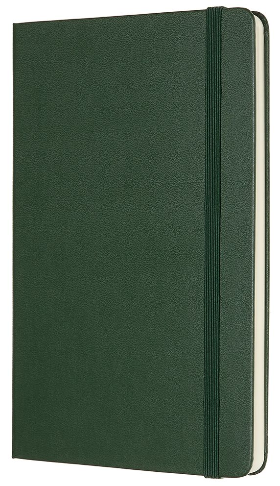 Alternative view of Moleskine Notebook, Large, Dotted, Myrtle Green, Hard (5 x 8.25)