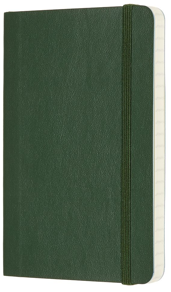Moleskine Notebook, Pocket, Ruled, Myrtle Green, Soft Cover (3.5 x 5.5) - Image 2
