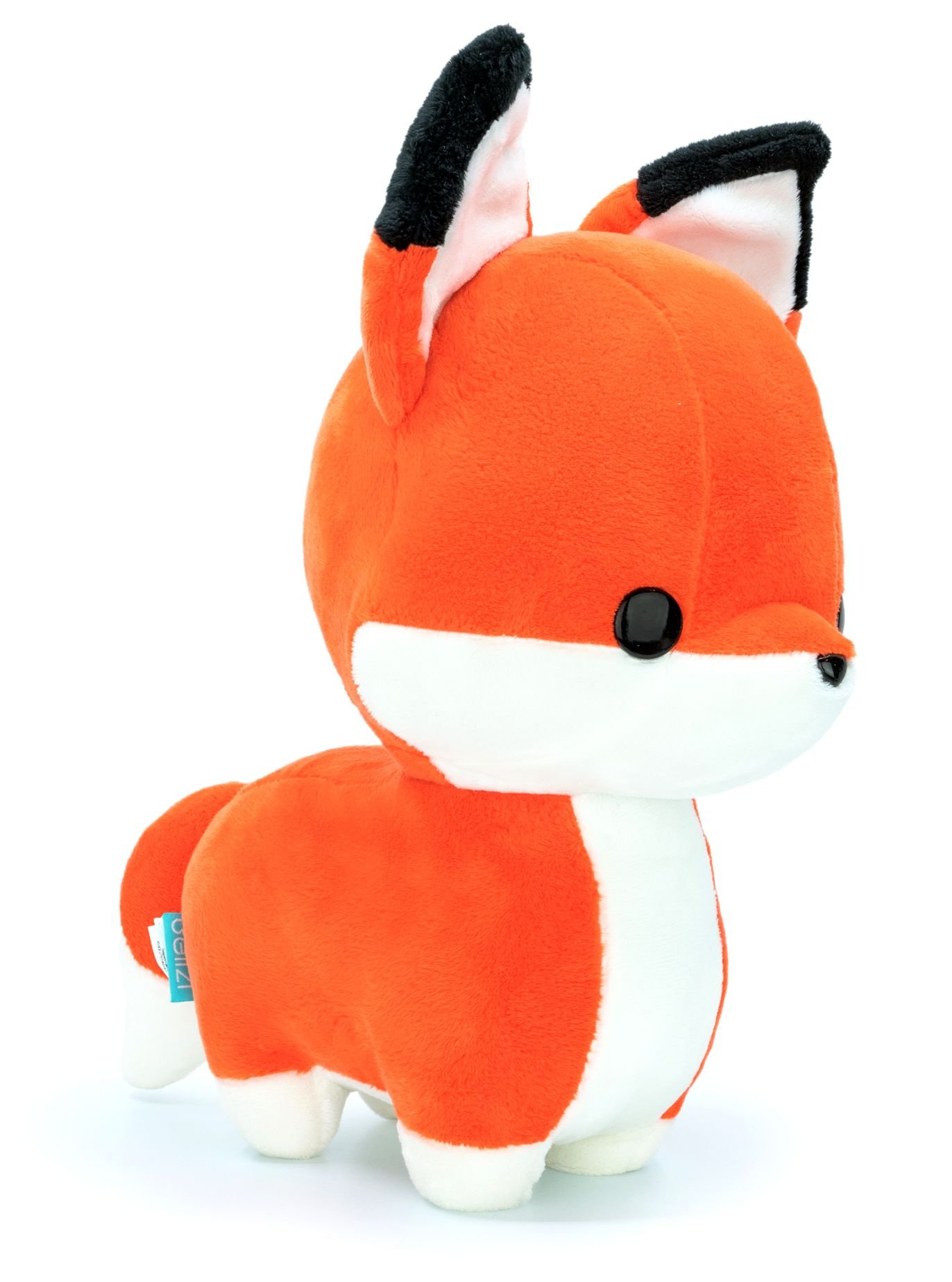 Alternative view of Bellzi Orange Fox Stuffed Animal Plush