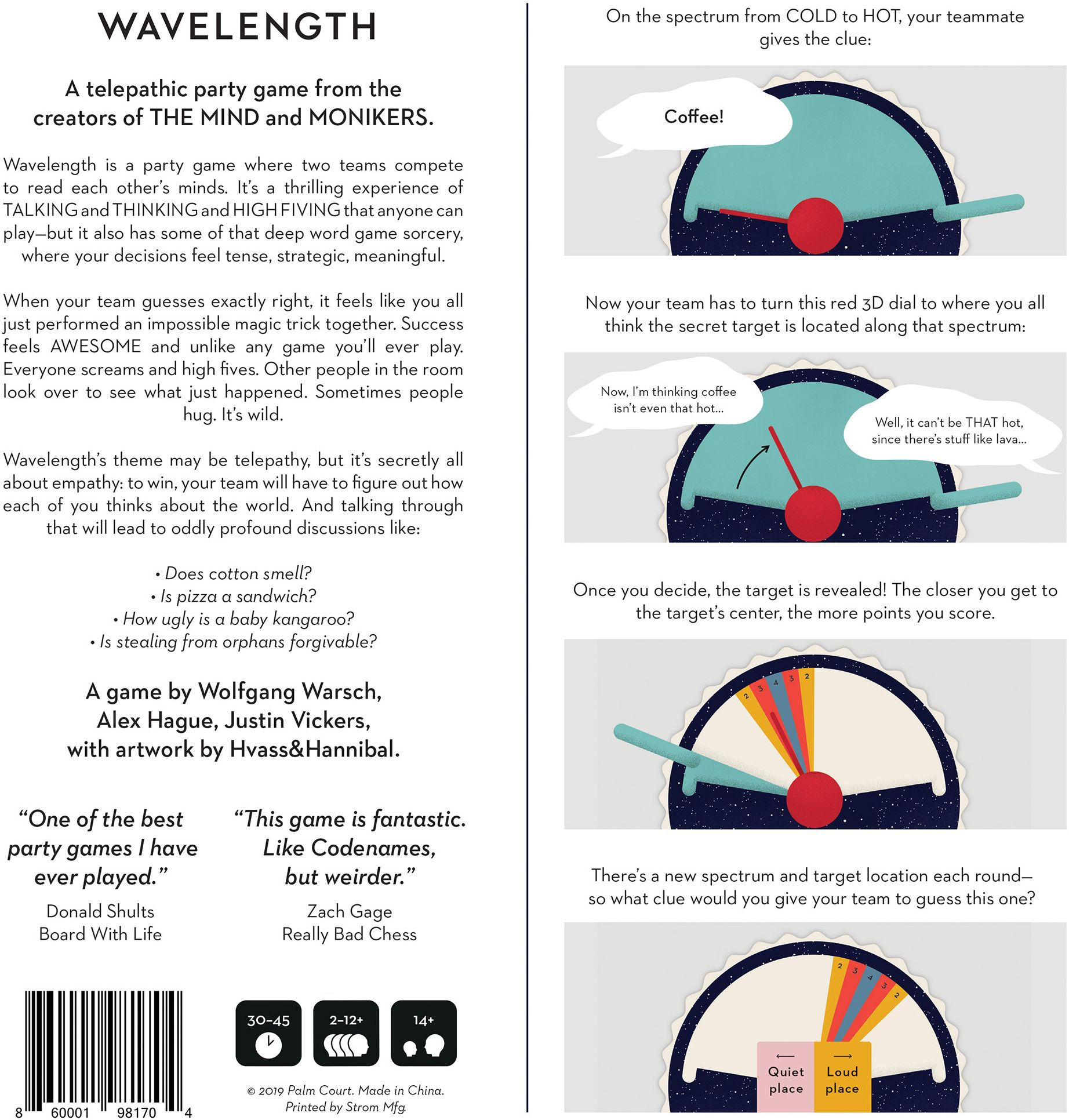 Alternative view of Wavelength by Alex Hague, Justin Vickers and Wolfgang Warsch (2022 B&N Game of the Season)