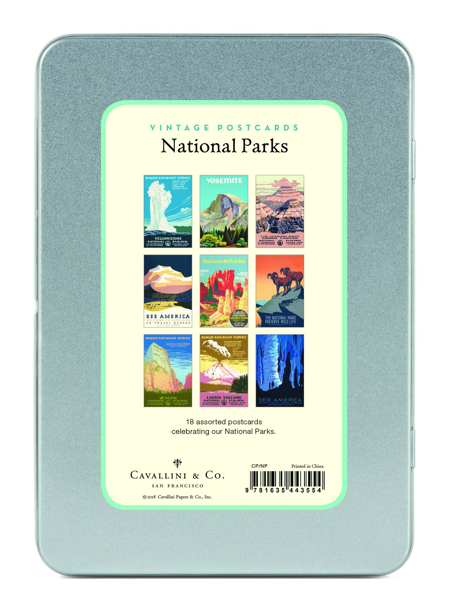 Alternative view of National Parks Carte Postale Postcard Set