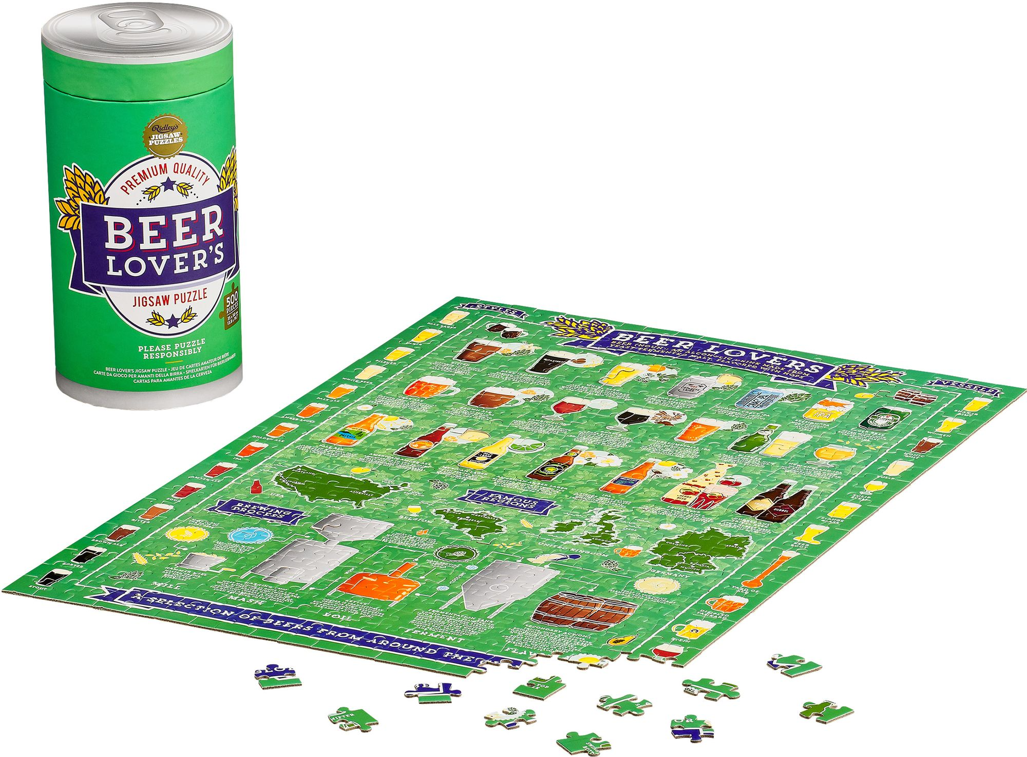 Alternative view of Beer Lover's Jigsaw Puzzle