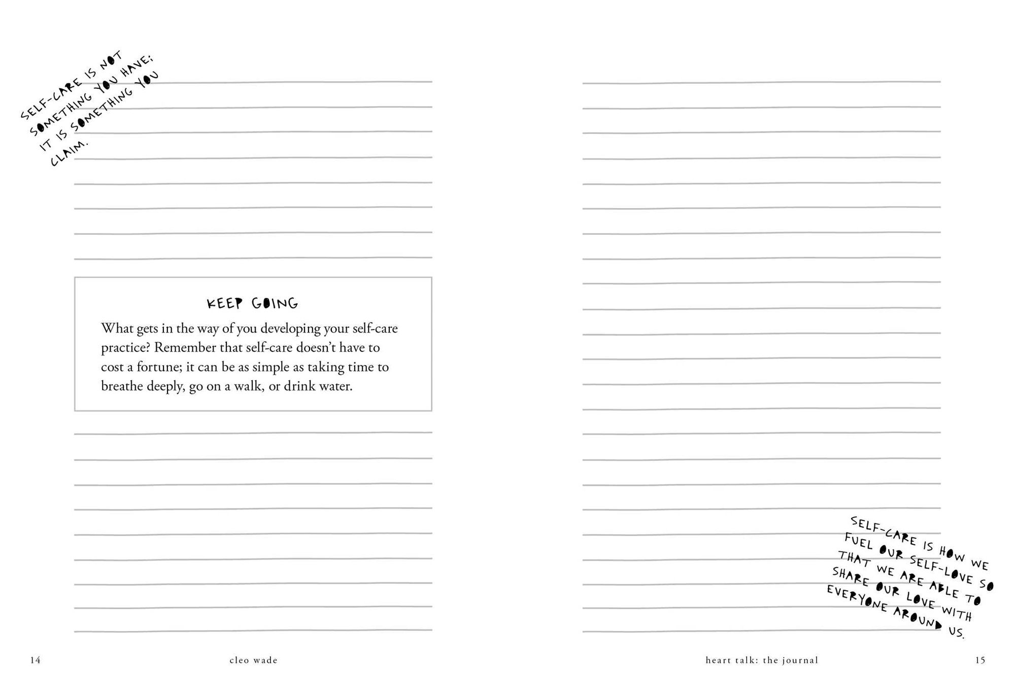 Heart Talk: The Journal: 52 Weeks of Self-Love, Self-Care, and Self-Discovery - Image 3