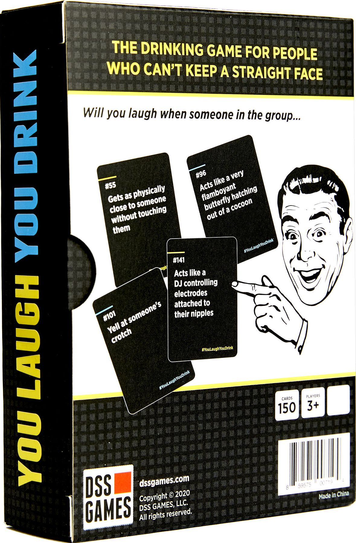 Alternative view of You Laugh, You Drink Party Game