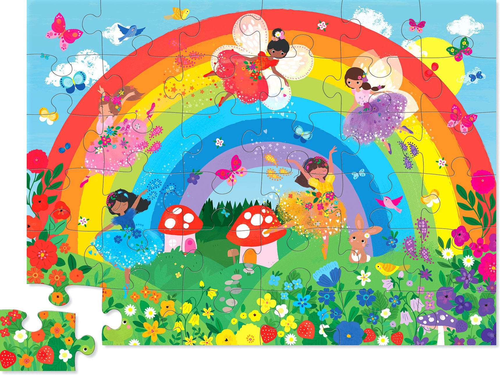 Alternative view of Over the Rainbow 36 pc Floor Puzzle