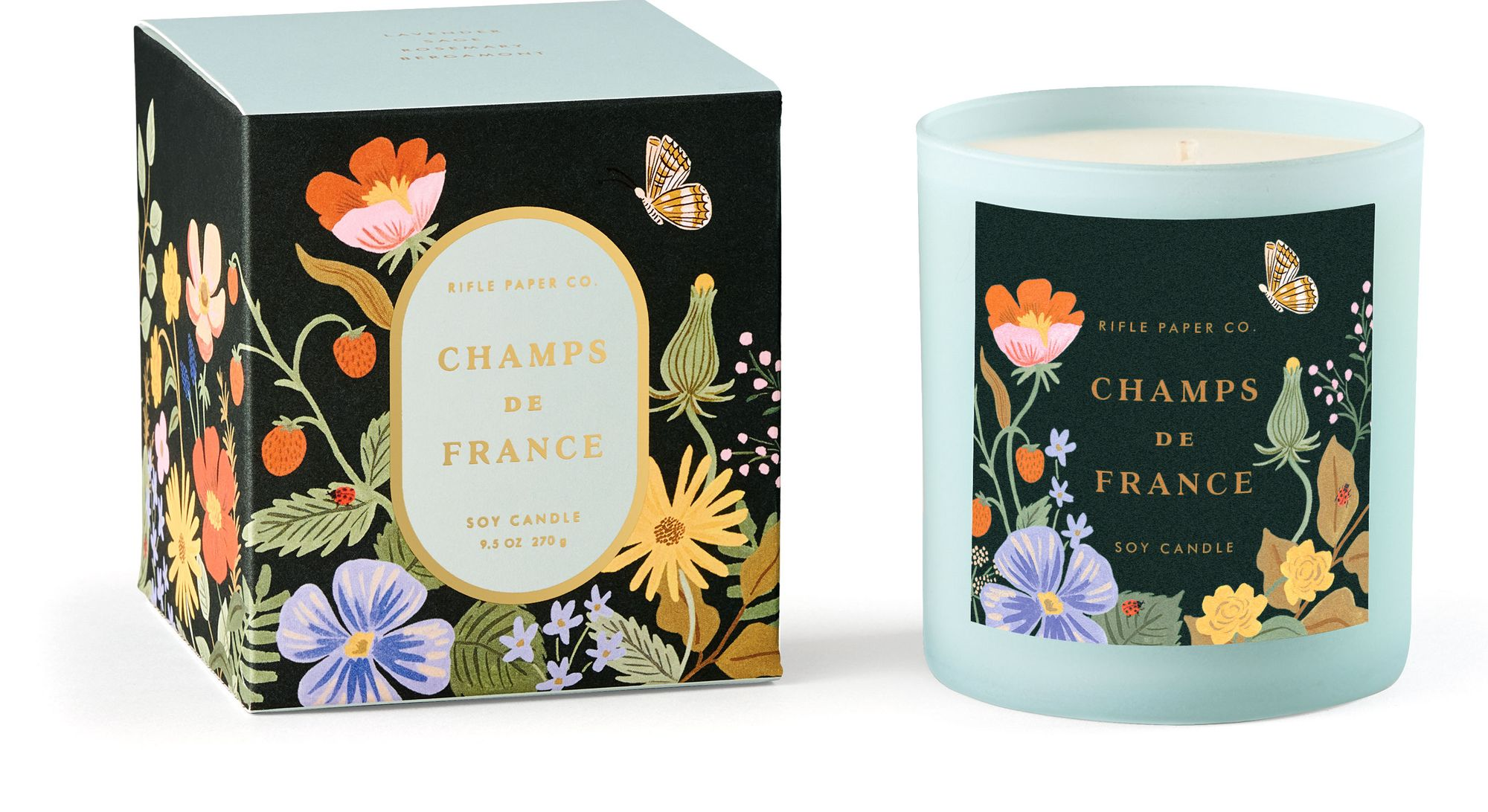 Alternative view of Champs de France 9 oz Glass Candle