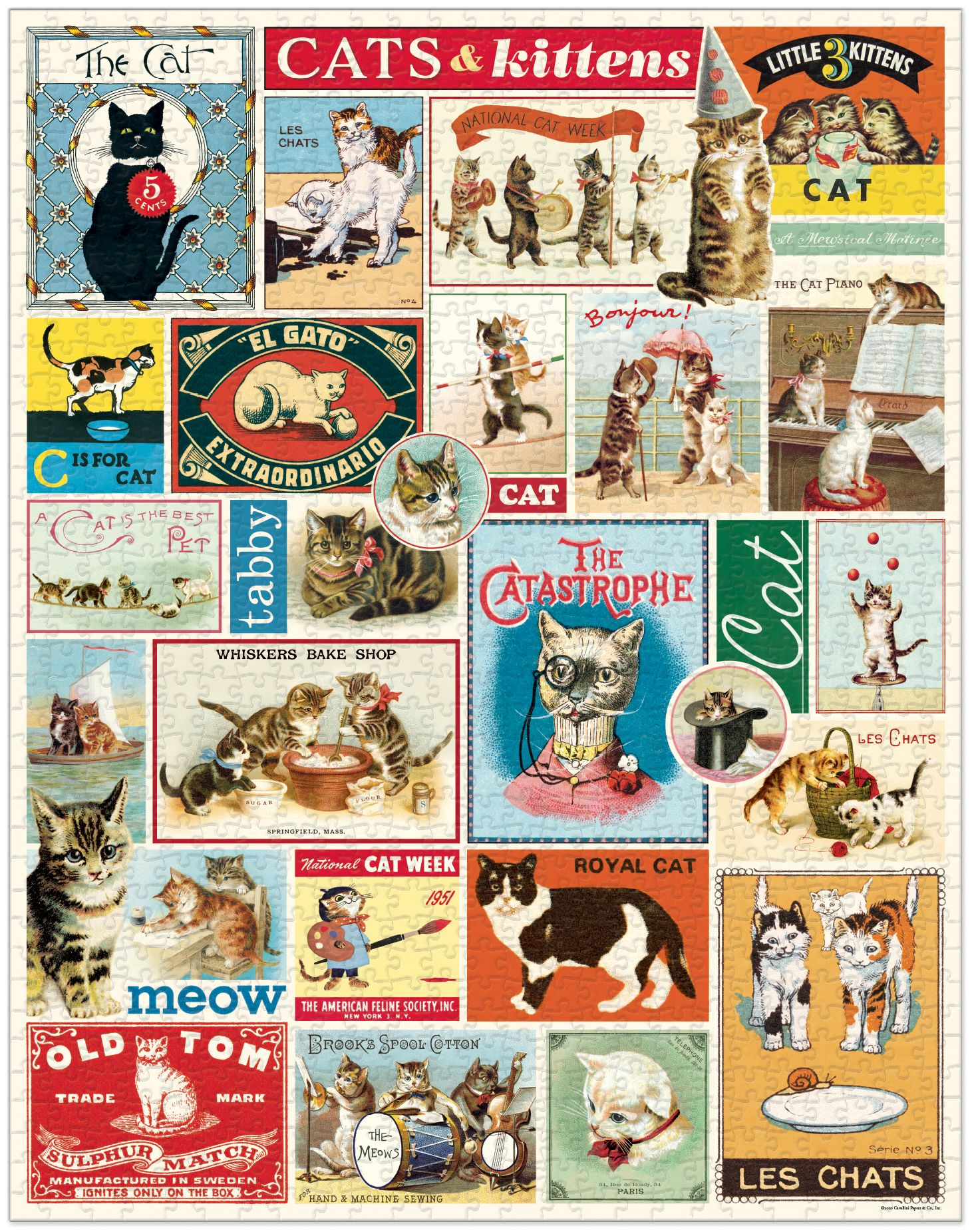 Cats 1,000 piece puzzle - Image 3