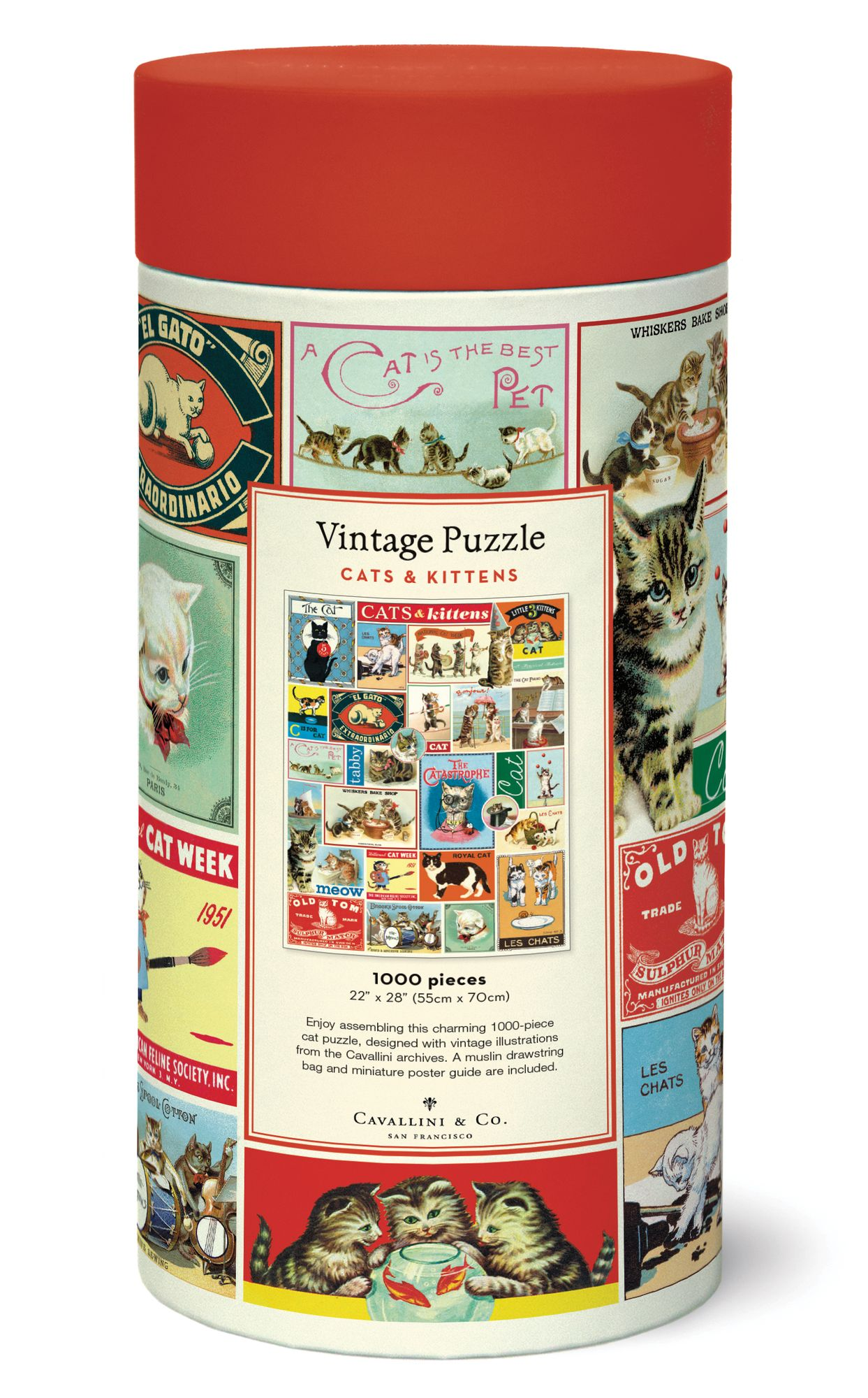 Alternative view of Cats 1,000 piece puzzle