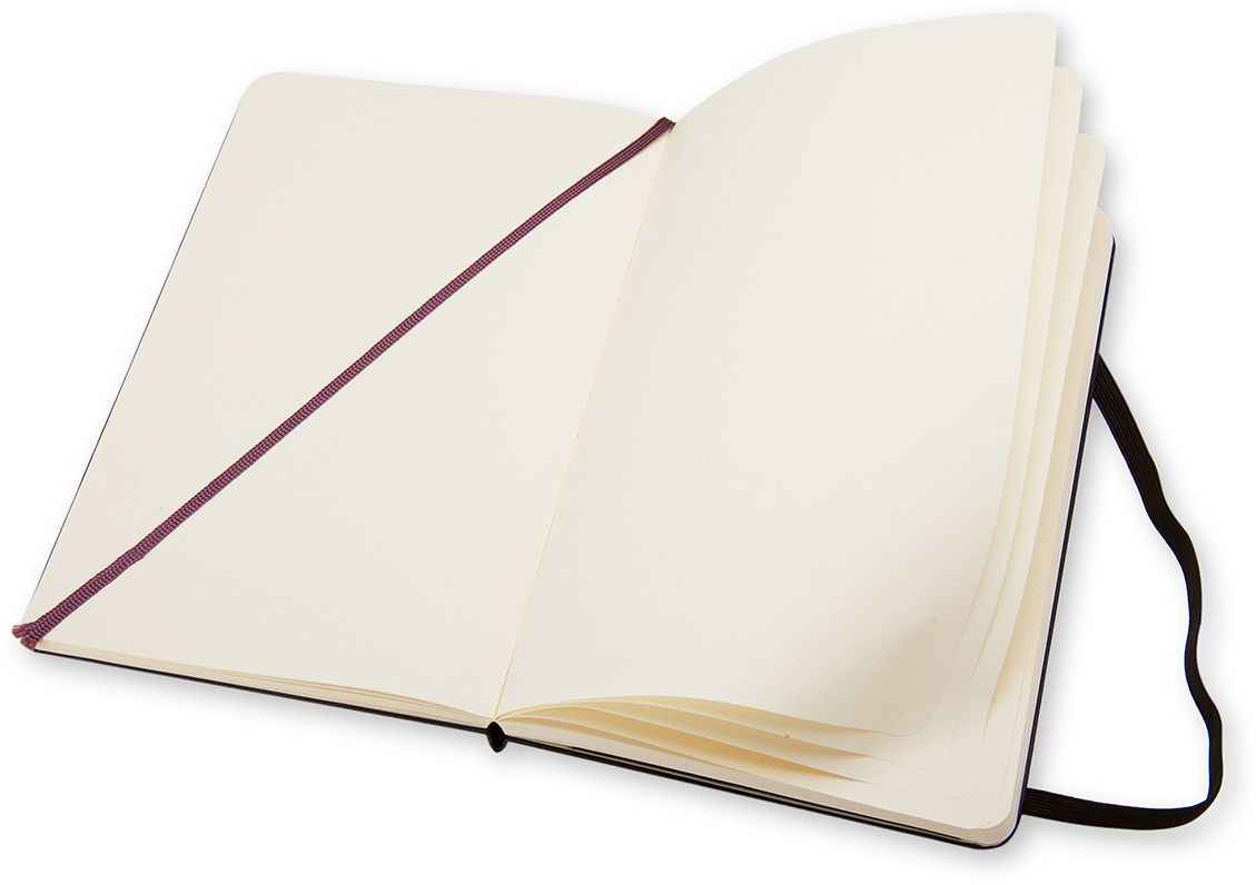 Moleskine Classic Notebook, Large, Plain, Black, Hard Cover (5 x 8.25) - Image 6