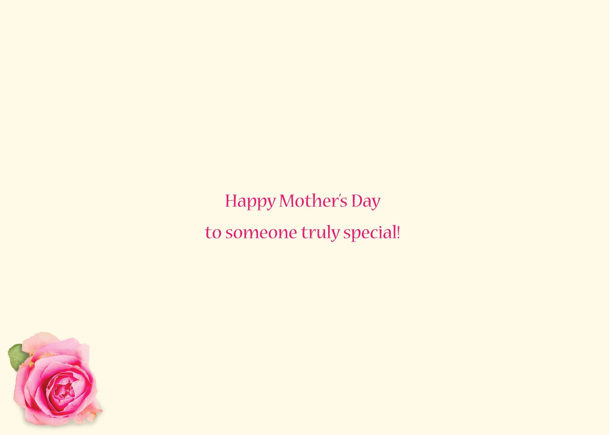 Mother's Day Greeting Card 3 Books With Cup Of Tea & Pink Roses - Image 2