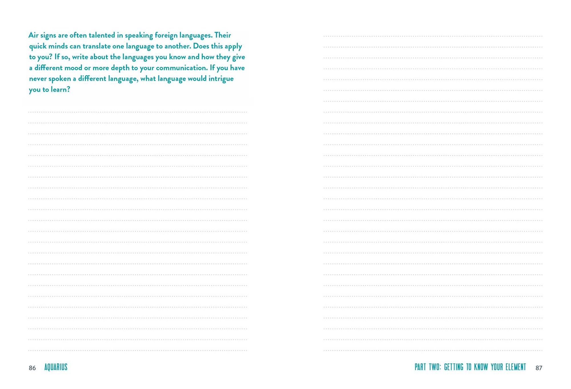 Alternative view of Aquarius A Guided Journal