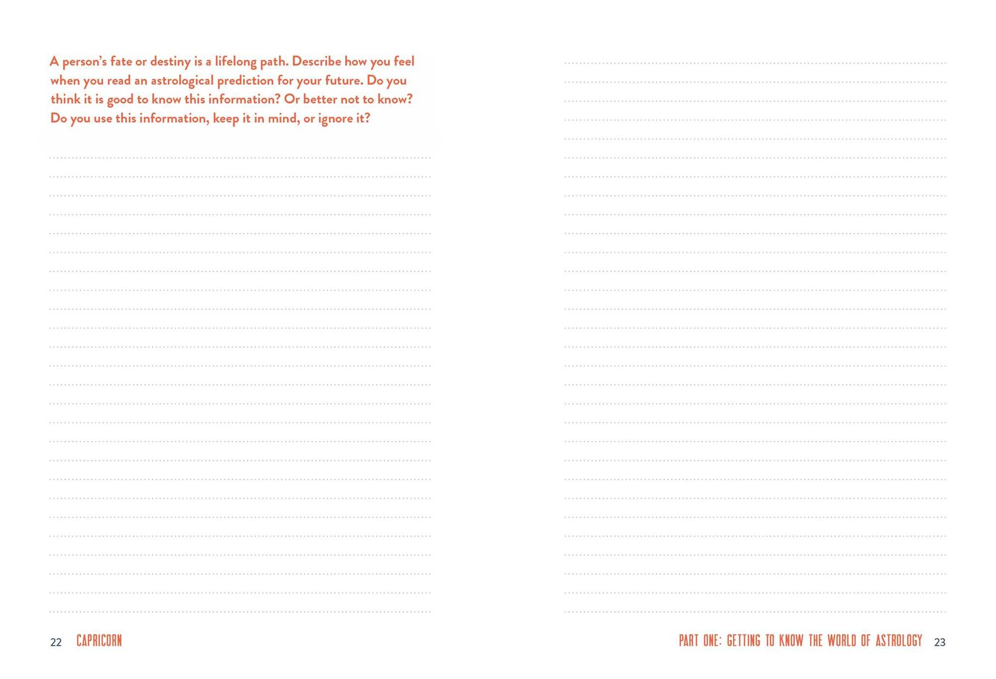 Alternative view of Capricorn A Guided Journal