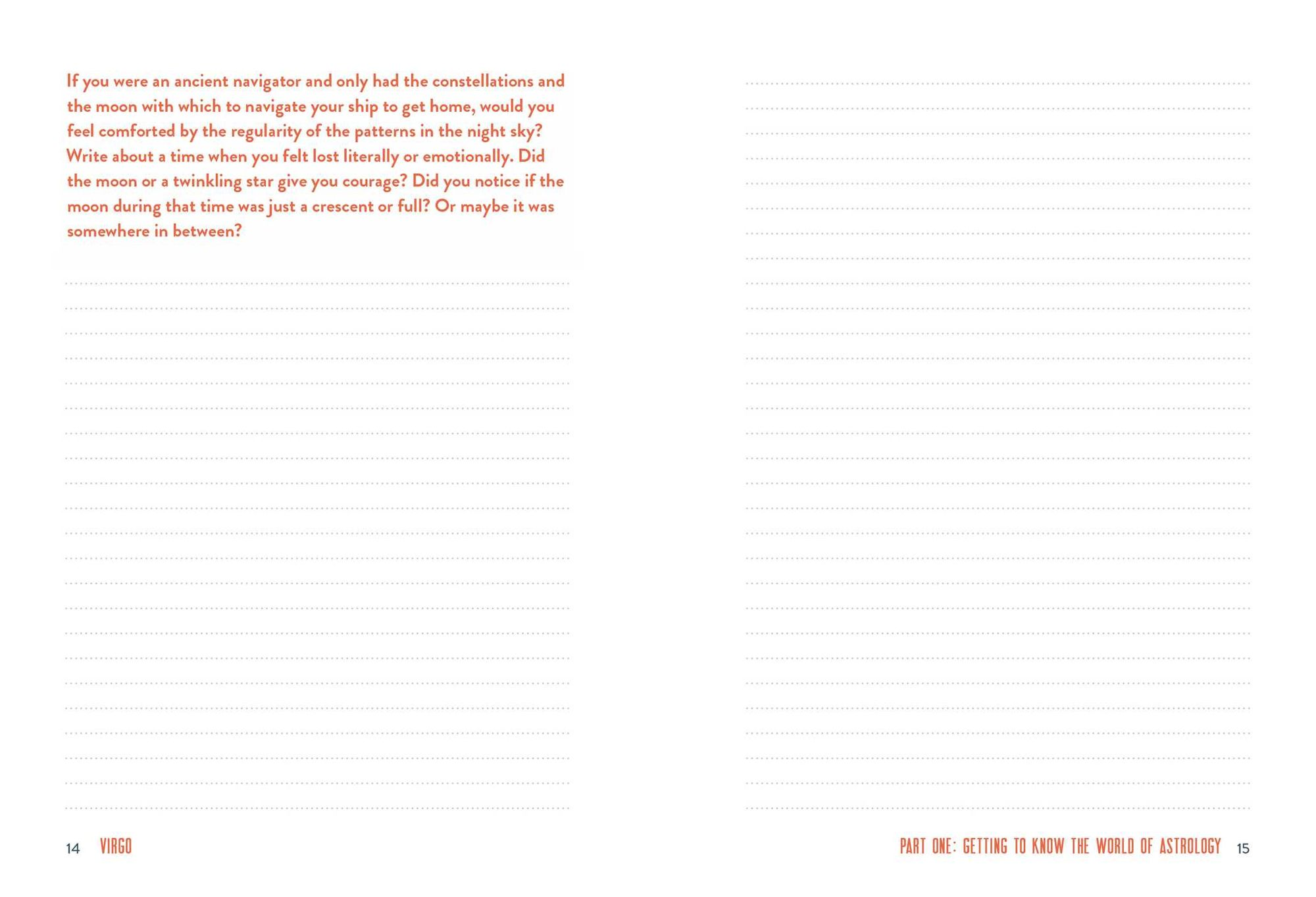 Alternative view of Virgo A Guided Journal