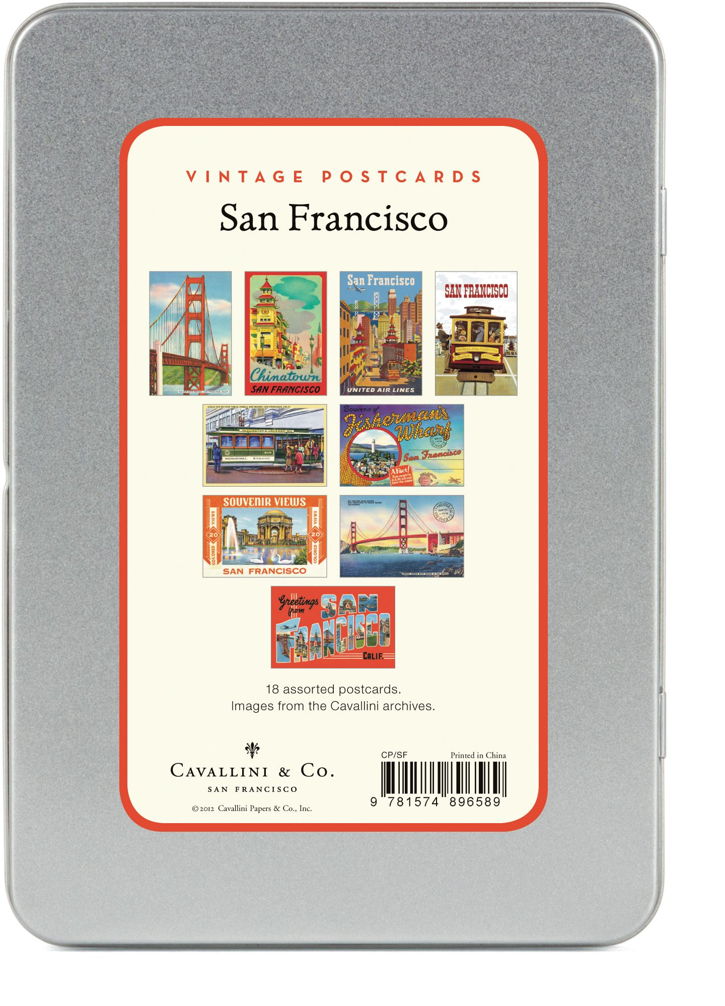 Alternative view of San Francisco Postcards