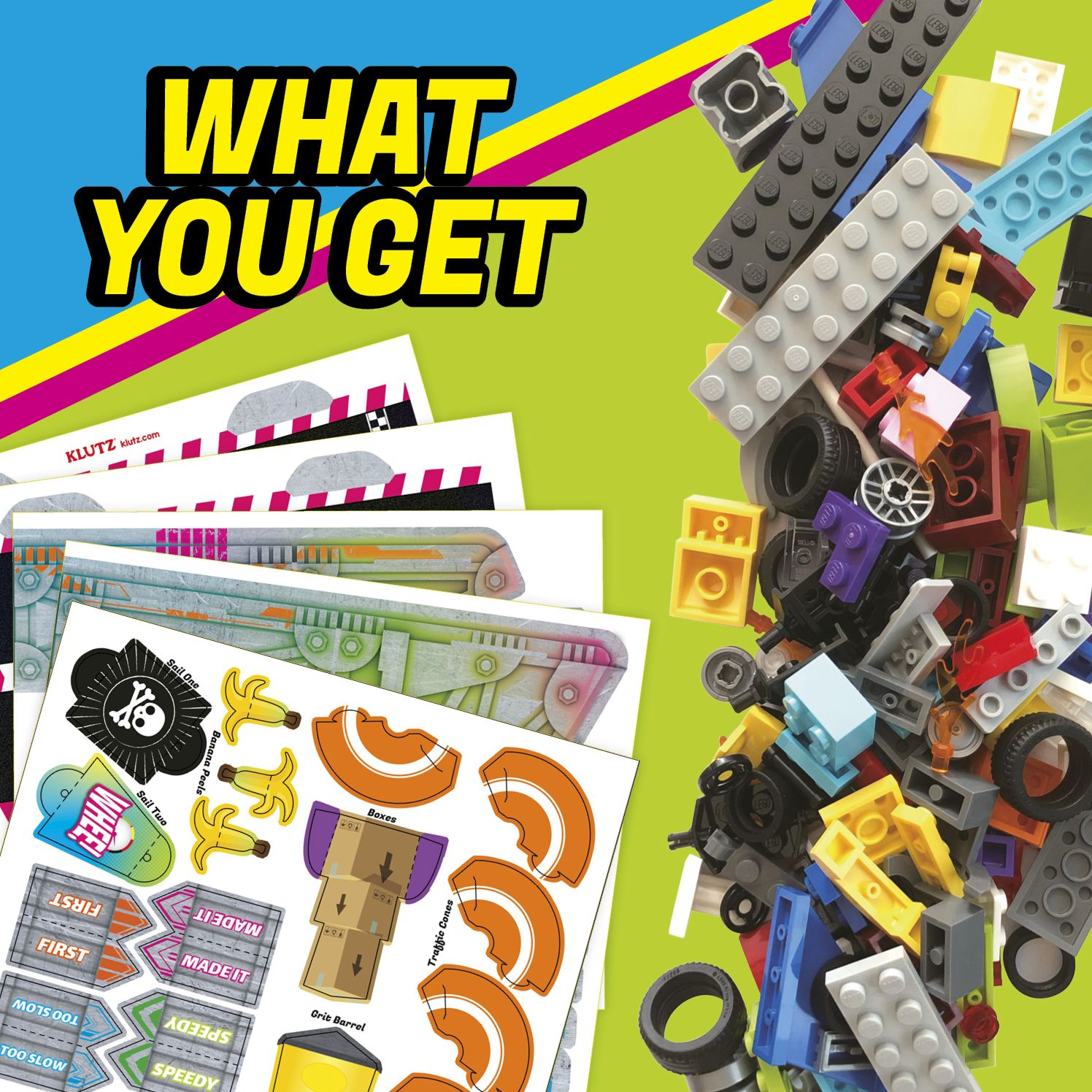 Alternative view of How to Make LEGO Race Cars