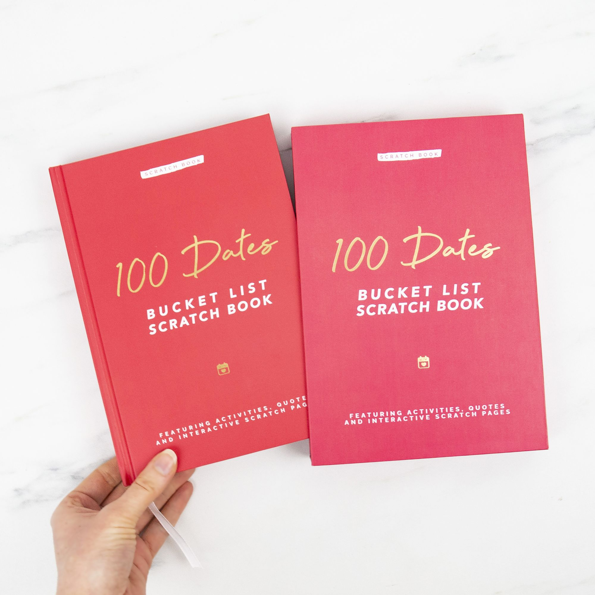 Alternative view of 100 Dates Bucket List Scratch Book