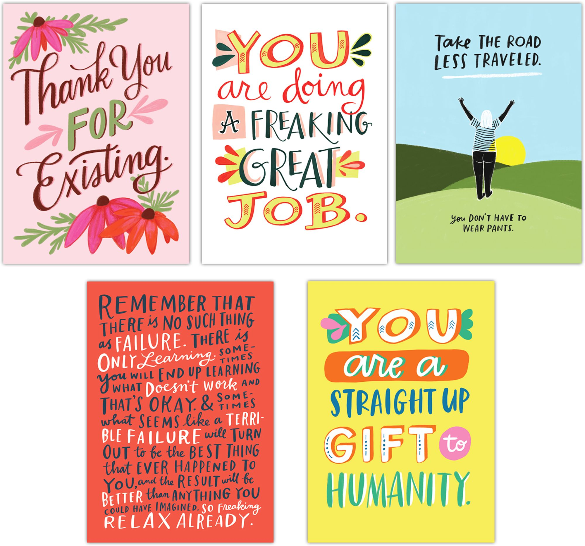 Alternative view of Pep Talk Postcard Set