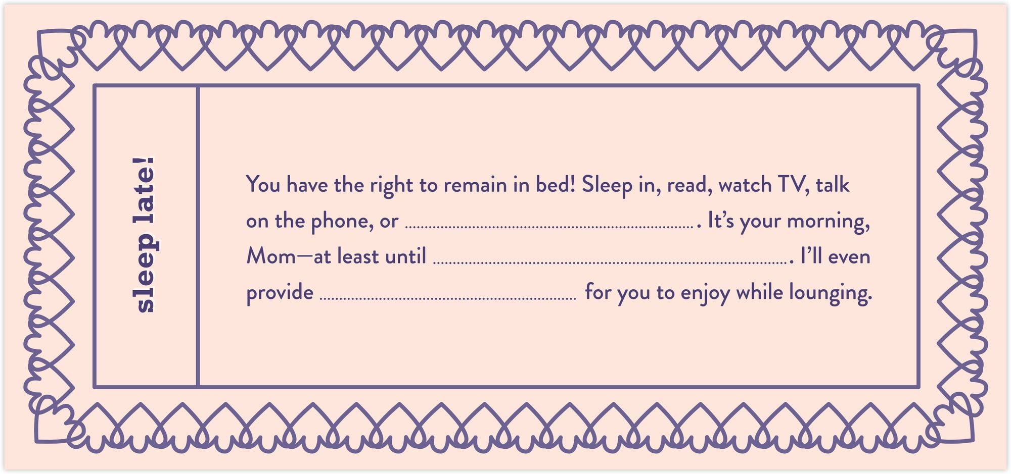 Fill in the Love Mom Vouchers - Image 2