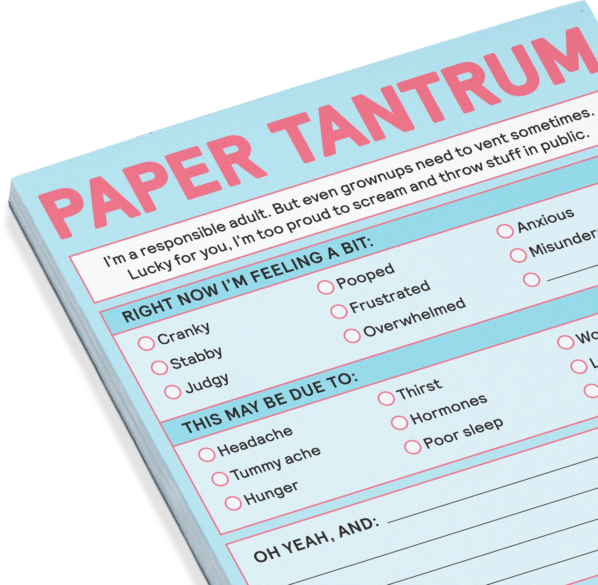 Paper Tantrum Pad Knock Knock Nifty Notes - Image 3