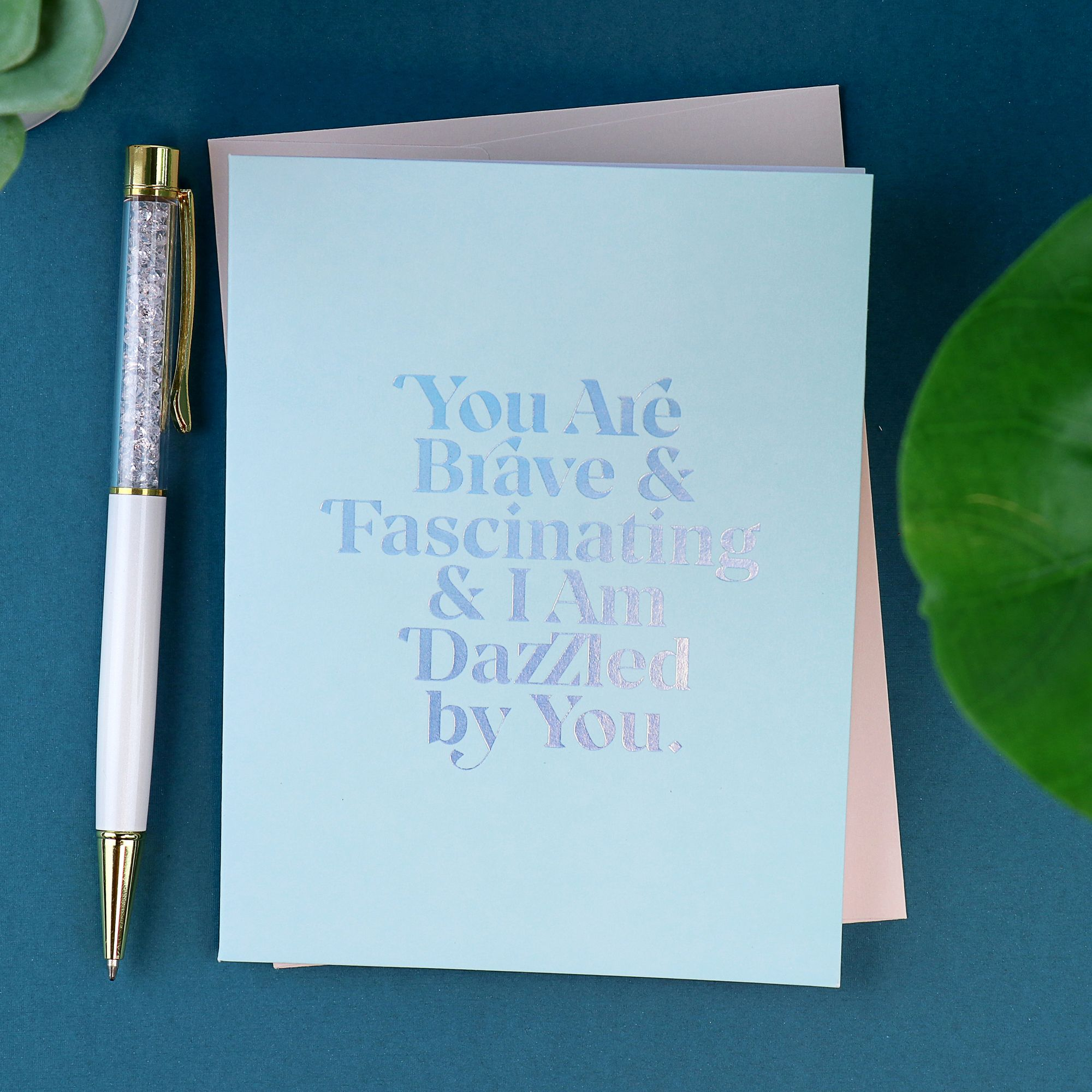 Alternative view of Brave & Fascinating Encouragement Card