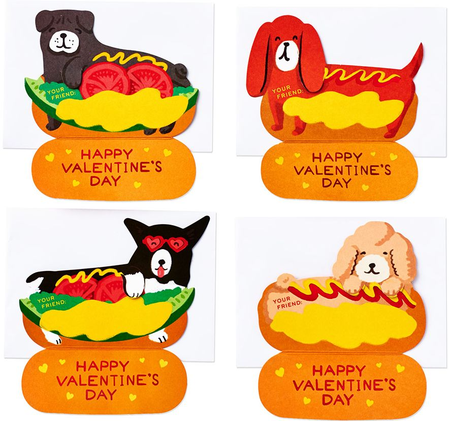 Hot Dogs Classroom Valentine CardSet - Image 3