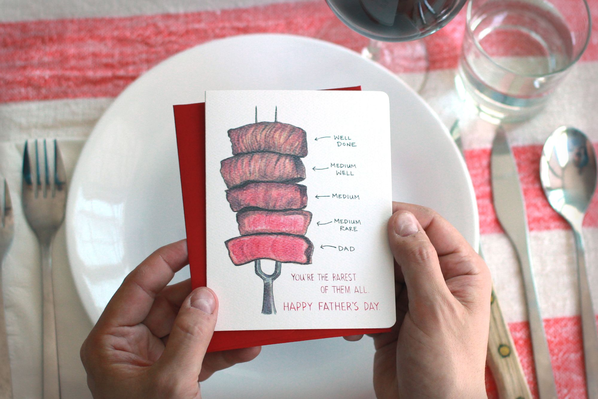 Alternative view of Rarest of Them All Father's Day Card