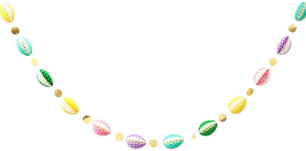 Alternative view of Honeycomb Egg Easter Garland