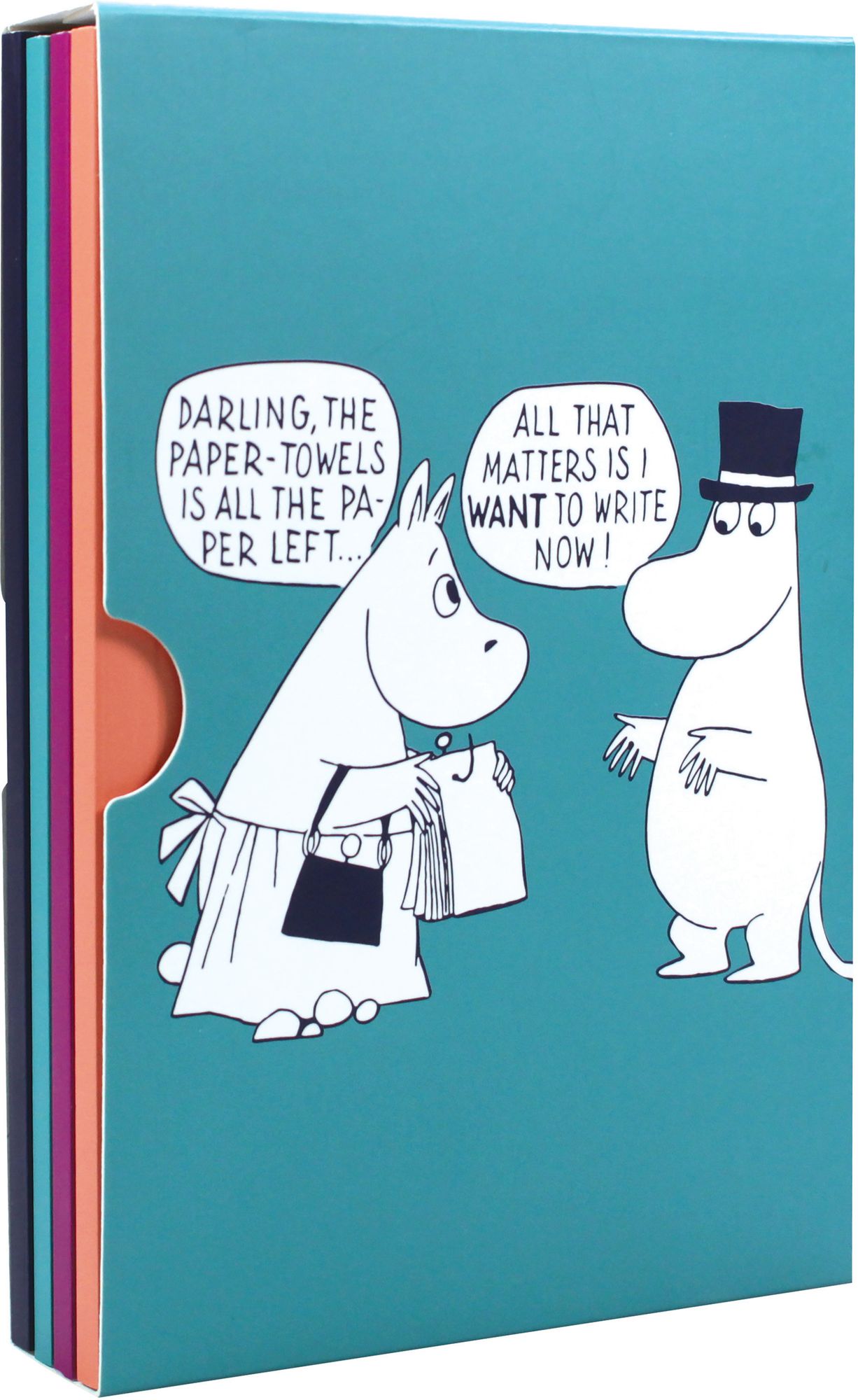 Alternative view of A6 Notebook Set 4 - Moomin (I Want To Write Now!)