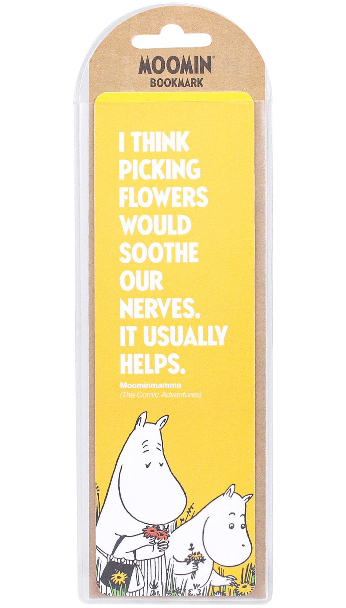 Alternative view of Bookmark Paper - Moomin Gardening - Yellow Picking Flowers