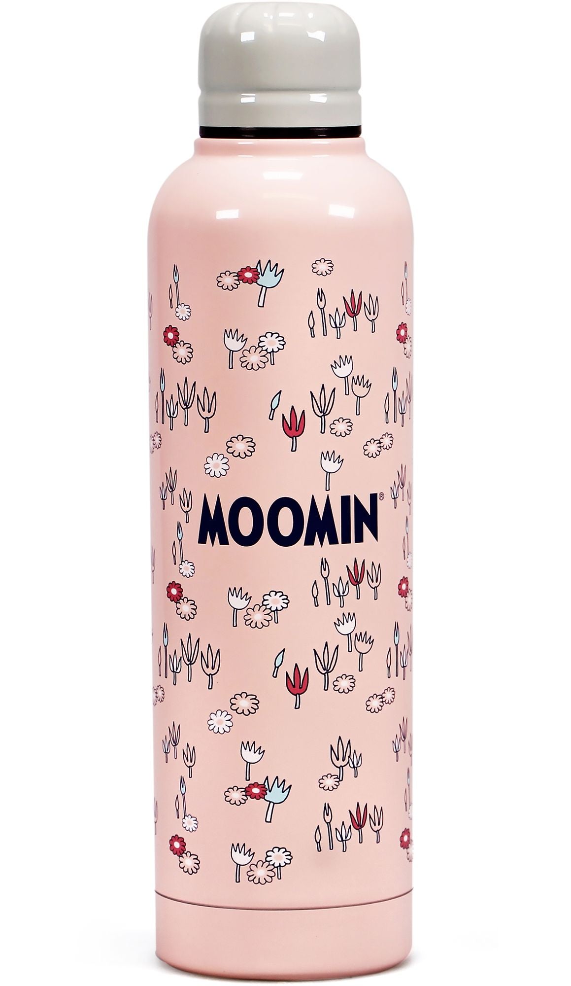 Alternative view of Water Bottle Metal (500ml) - Moomin (Pink)