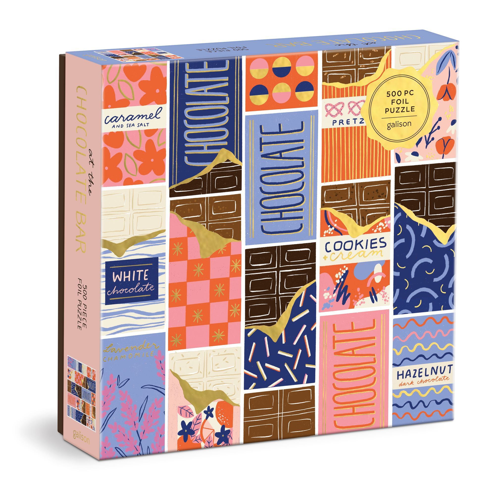 At the Chocolate Bar 500 Piece Foil Puzzle