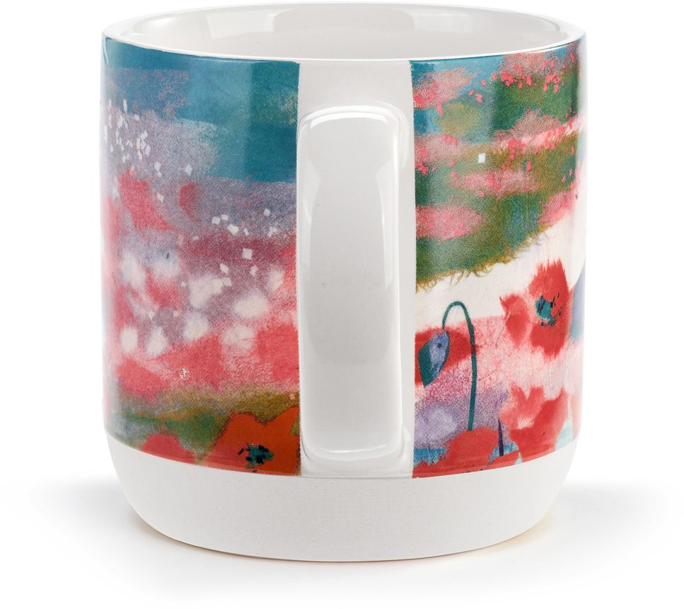 Poppy Floral Art Mug - Image 3