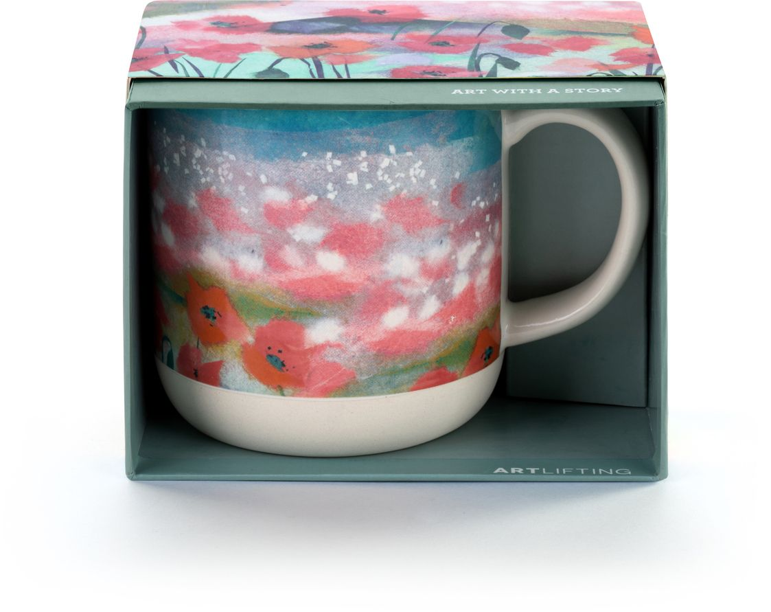 Poppy Floral Art Mug - Image 5