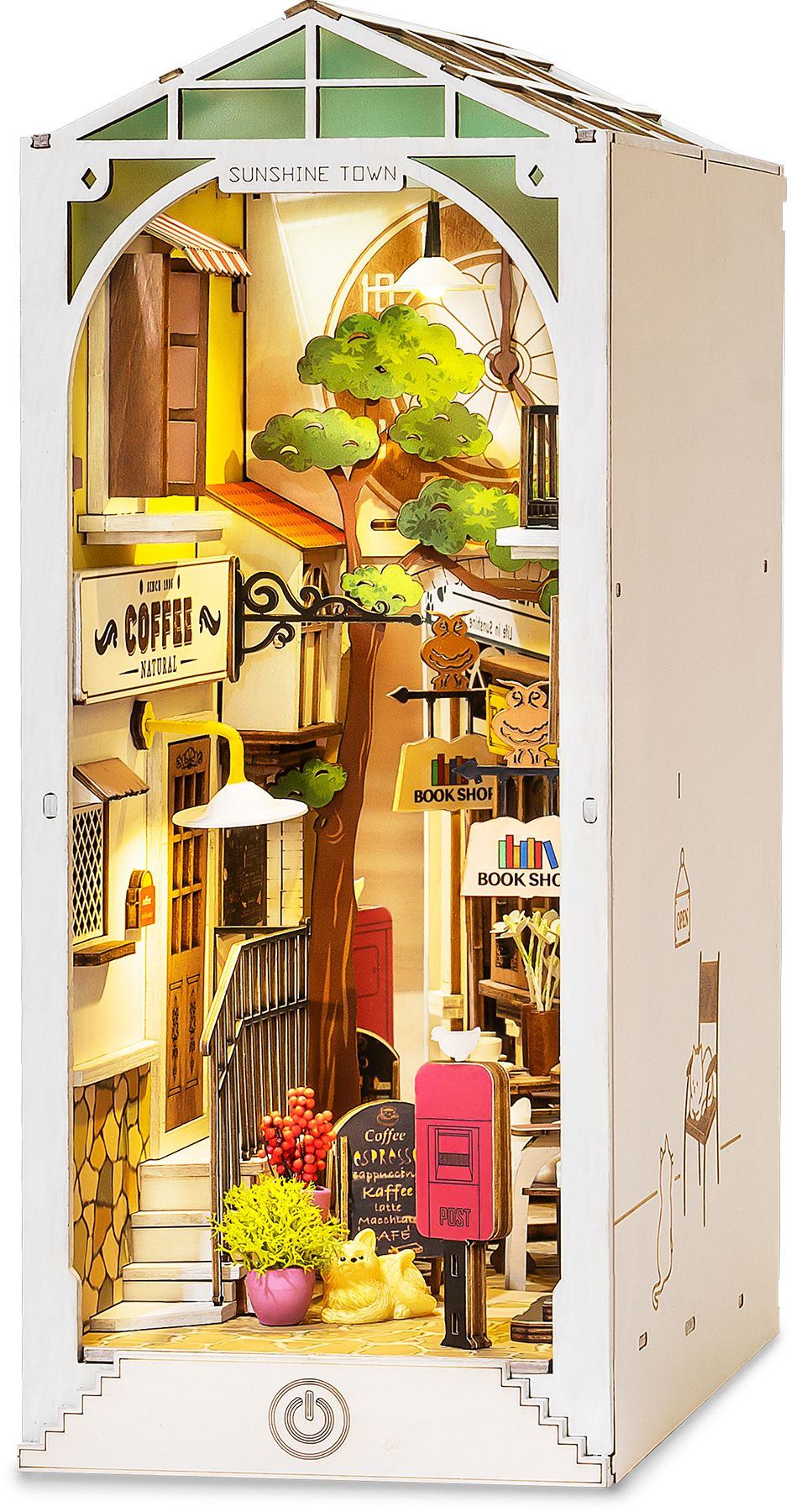 DIY Miniature Bookend: Sunshine Town - Image 4
