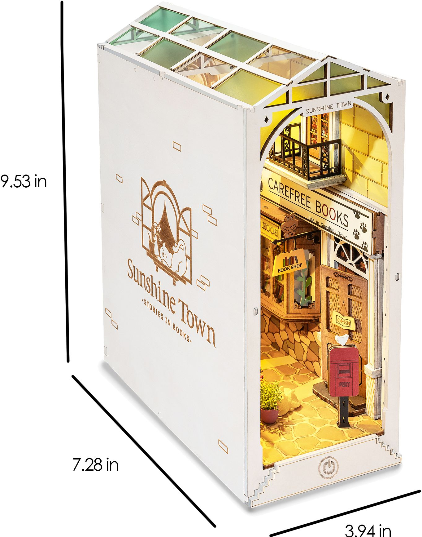 DIY Miniature Bookend: Sunshine Town - Image 3