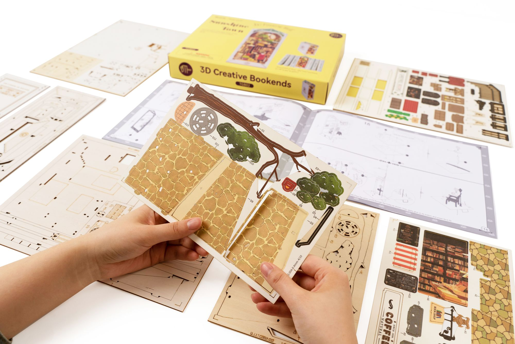 DIY Miniature Bookend: Sunshine Town - Image 10