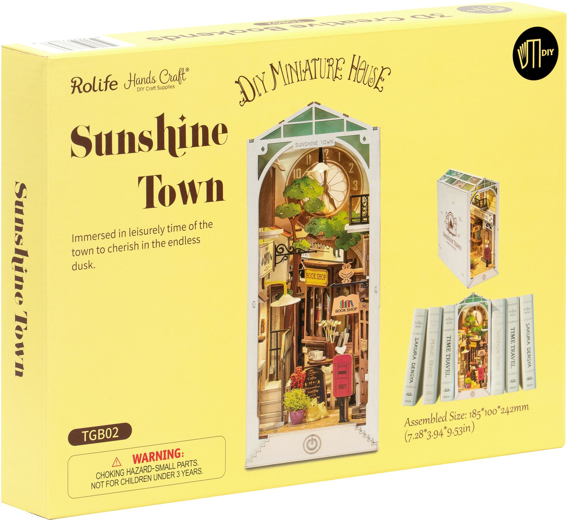 DIY Miniature Bookend: Sunshine Town - Image 5