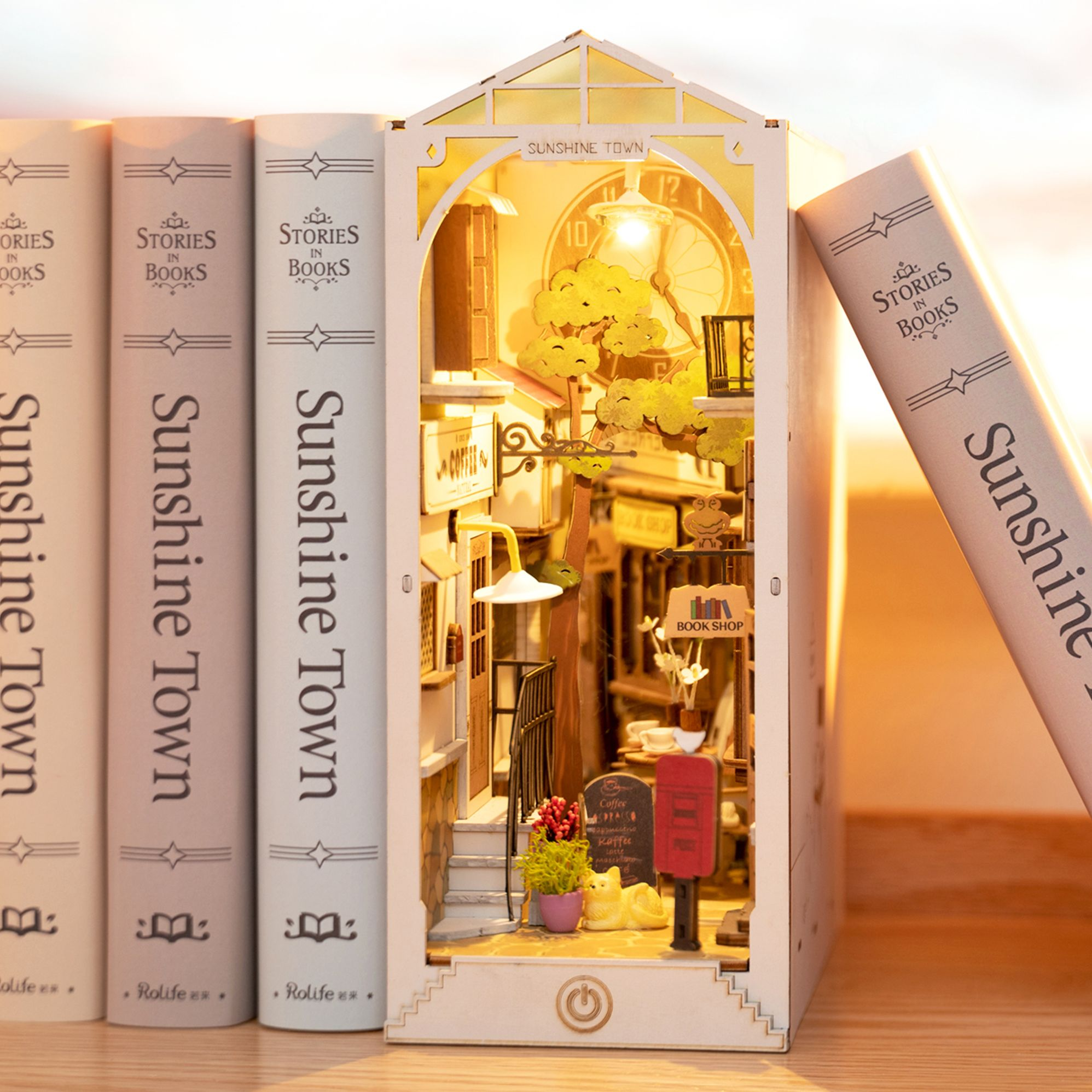 DIY Miniature Bookend: Sunshine Town - Image 7